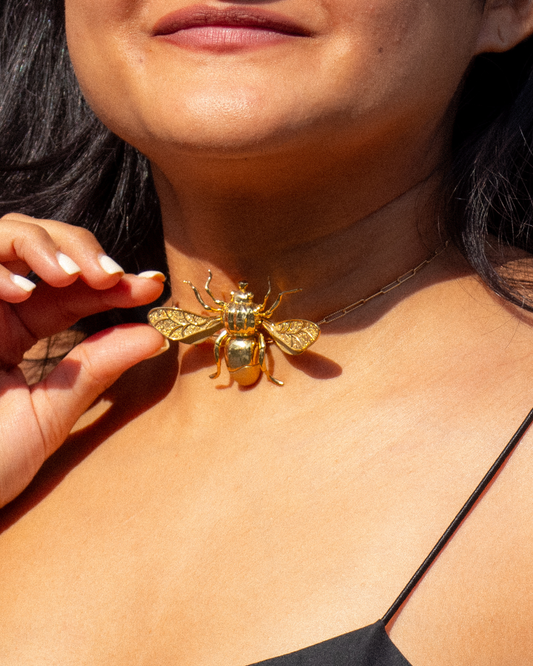 BUMBLE BEE BROOCH