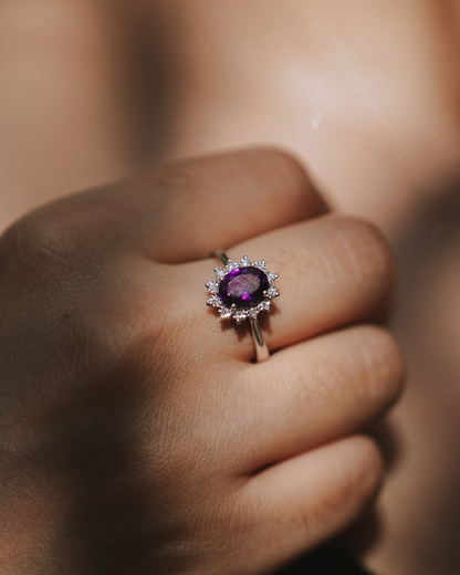 AMETHYST DIANA RING