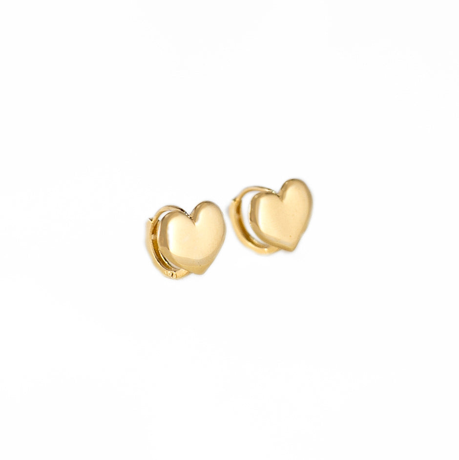 KOREAN HEART EARRINGS