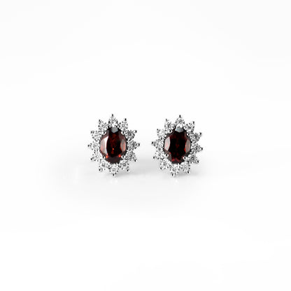 RUBY DIANA EARRINGS