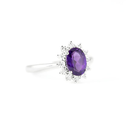 AMETHYST DIANA RING