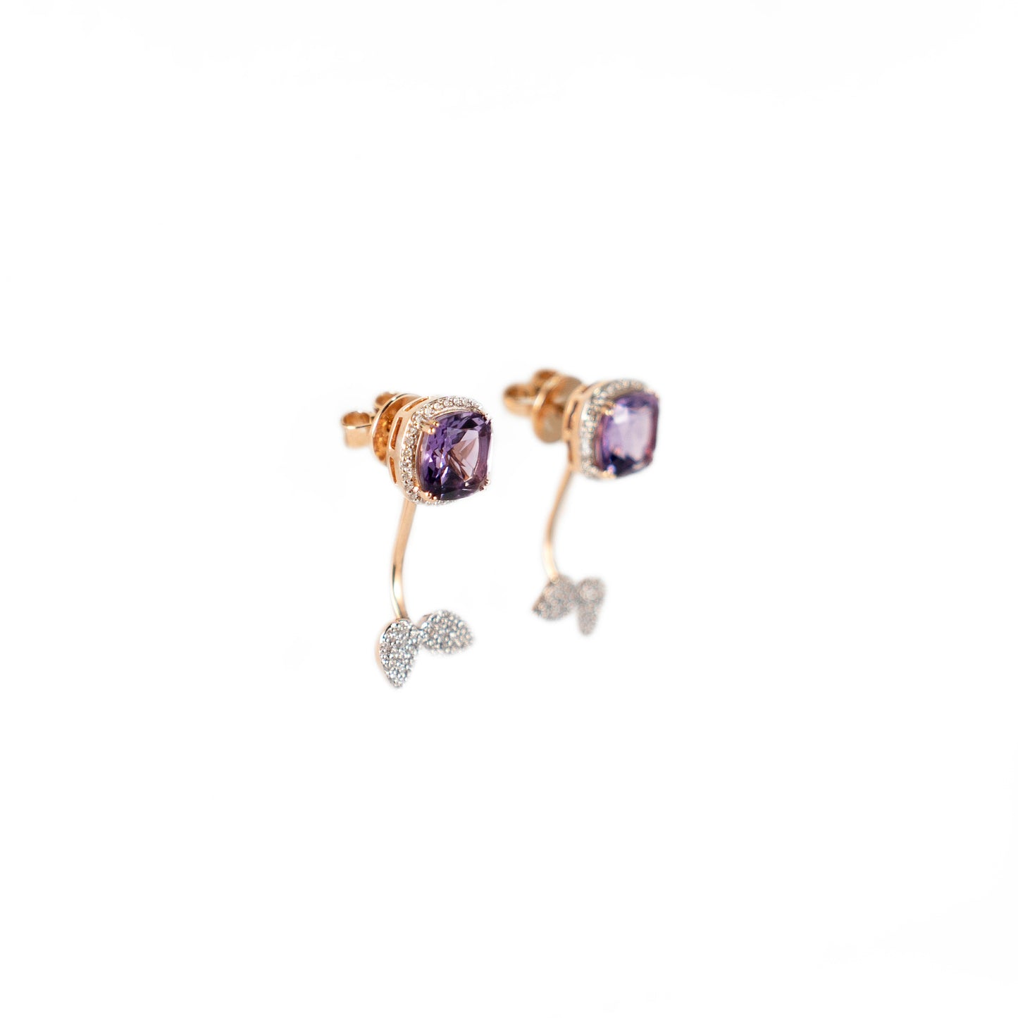 AMETHYST DI-PTYCH EARRINGS