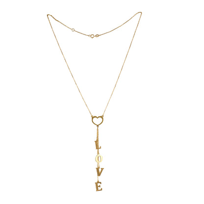 LETTERED LOVE NECKLACE