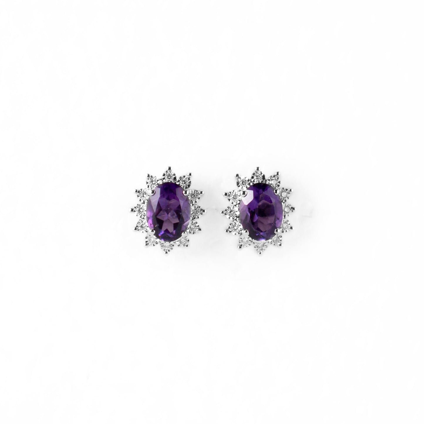 AMETHYST DIANA EARRINGS