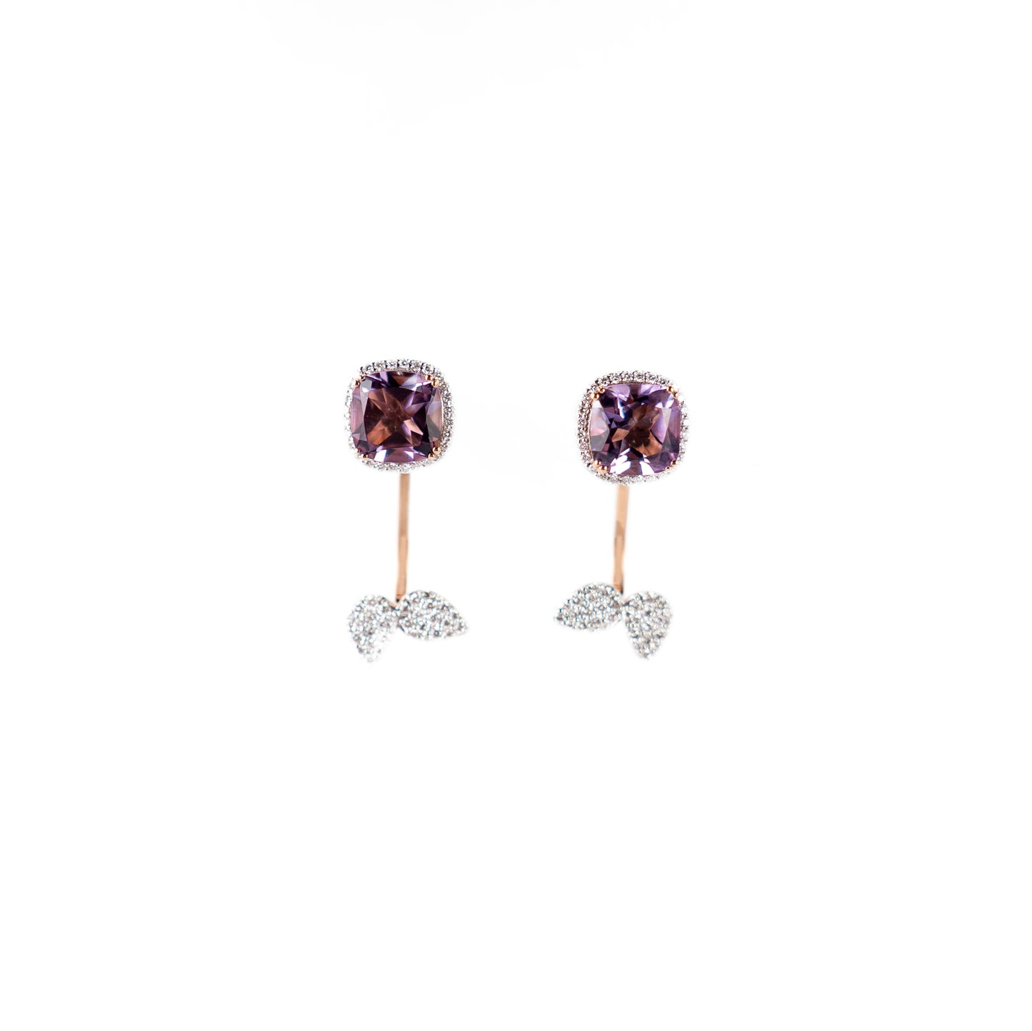 AMETHYST DI-PTYCH EARRINGS