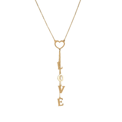 LETTERED LOVE NECKLACE