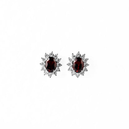 RUBY DIANA EARRINGS