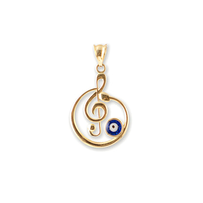 MUSIC CHORD BLUE EYE PENDANT